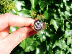 Vintage Black Onyx and Yellow Gold Signet Ring