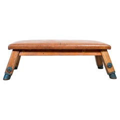 Vintage 1950s Central European Pommel Horse Bench