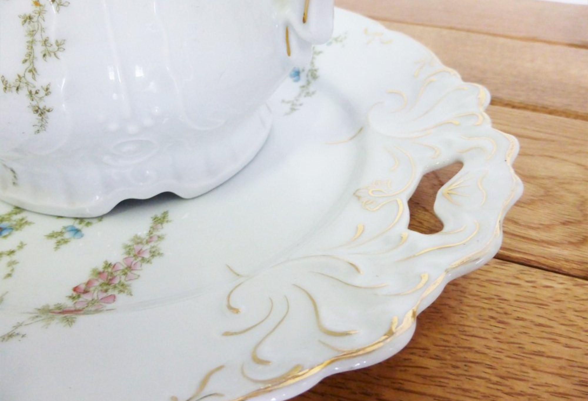 Vintage 1950s Ceramic Tea Set – Mid-Century Charm in vendita 9