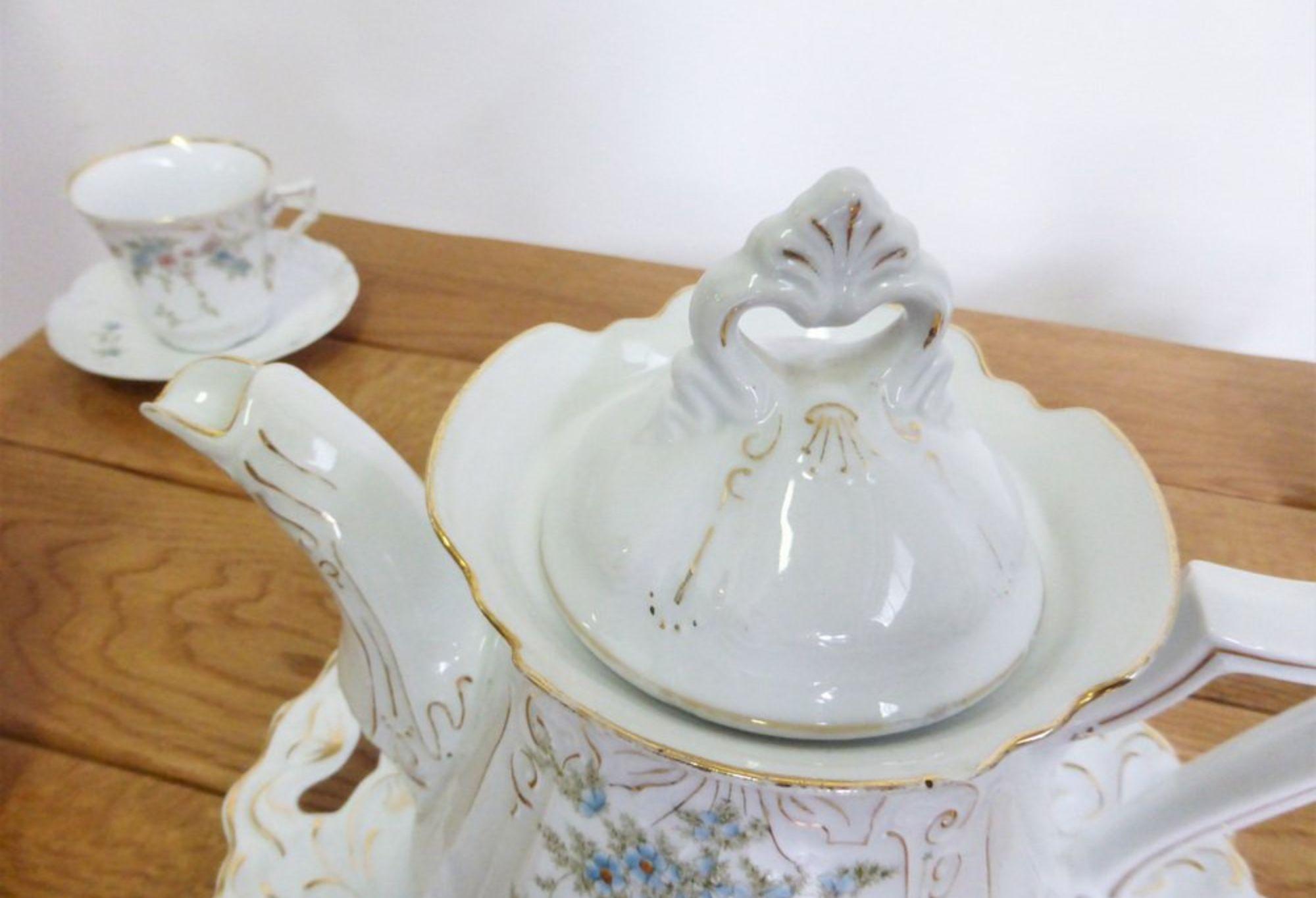 Vintage 1950s Ceramic Tea Set – Mid-Century Charm in vendita 10