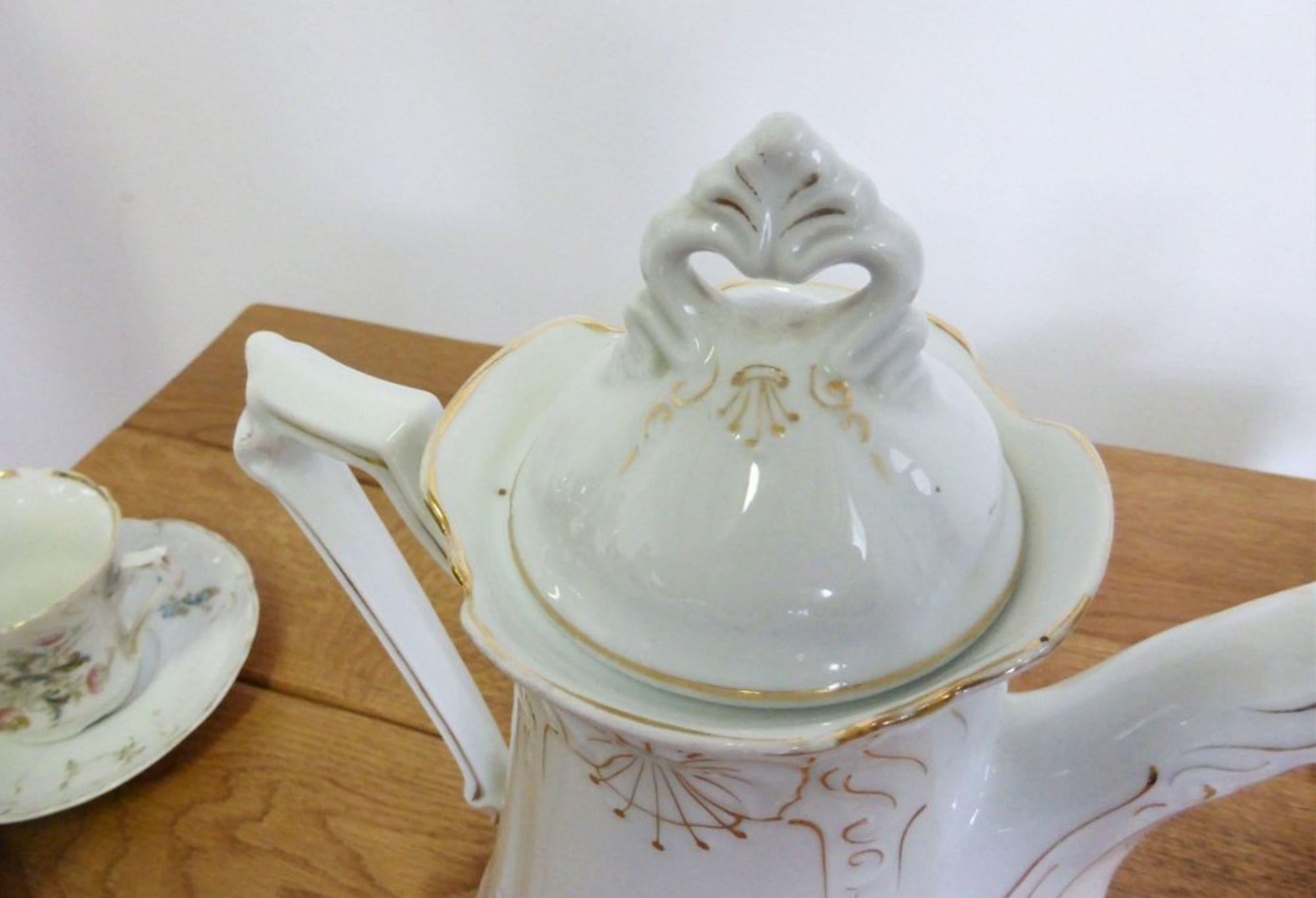 Vintage 1950s Ceramic Tea Set – Mid-Century Charm In condizioni buone in vendita a Manzano, IT