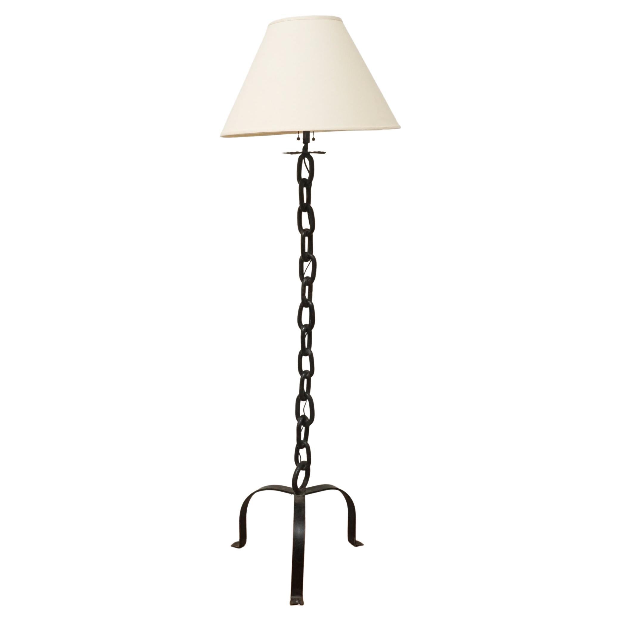 Vintage Chain Floor Lamp from the 1950's