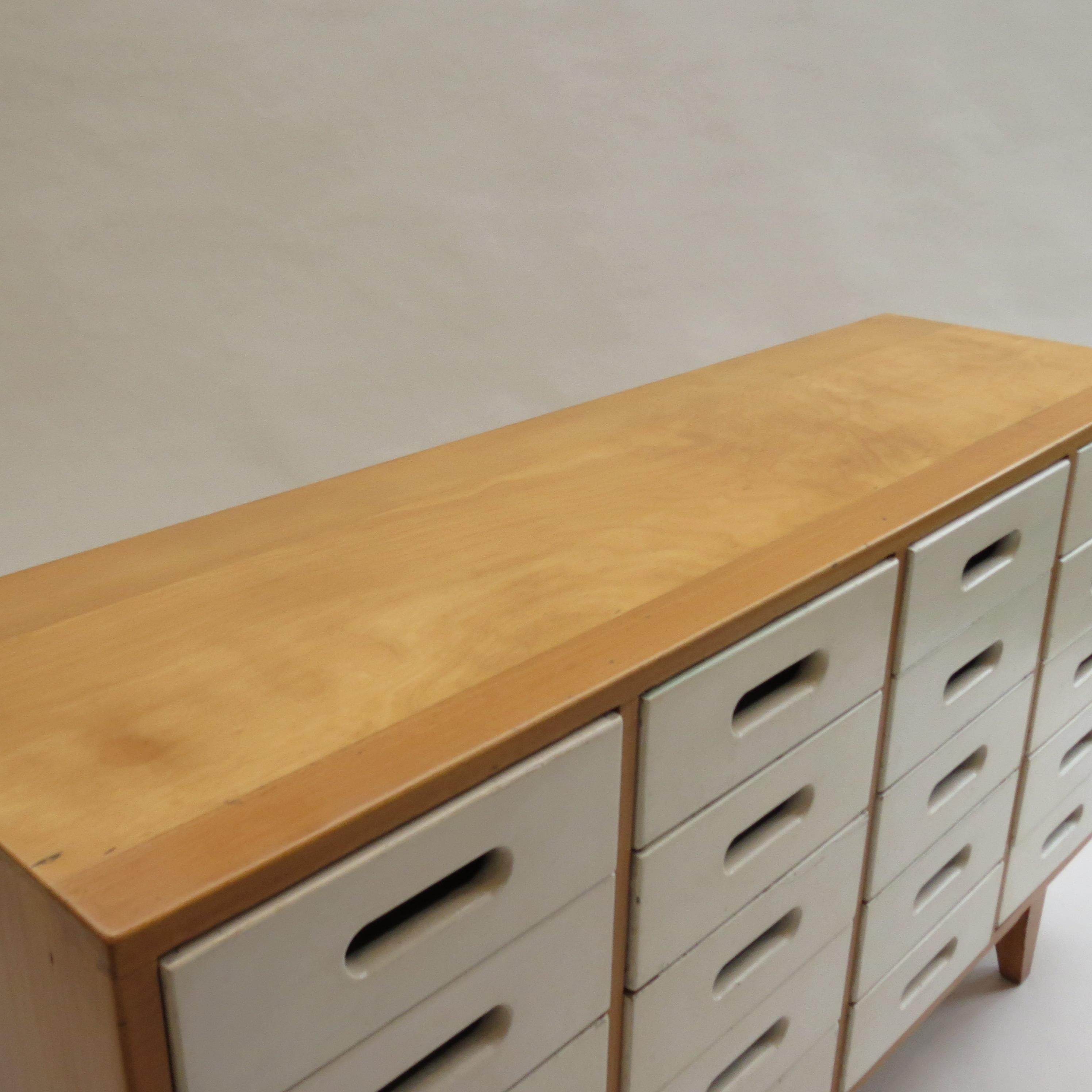 Vintage 1950s Chest of drawers by James Leonard for Esavian ESA 2 1