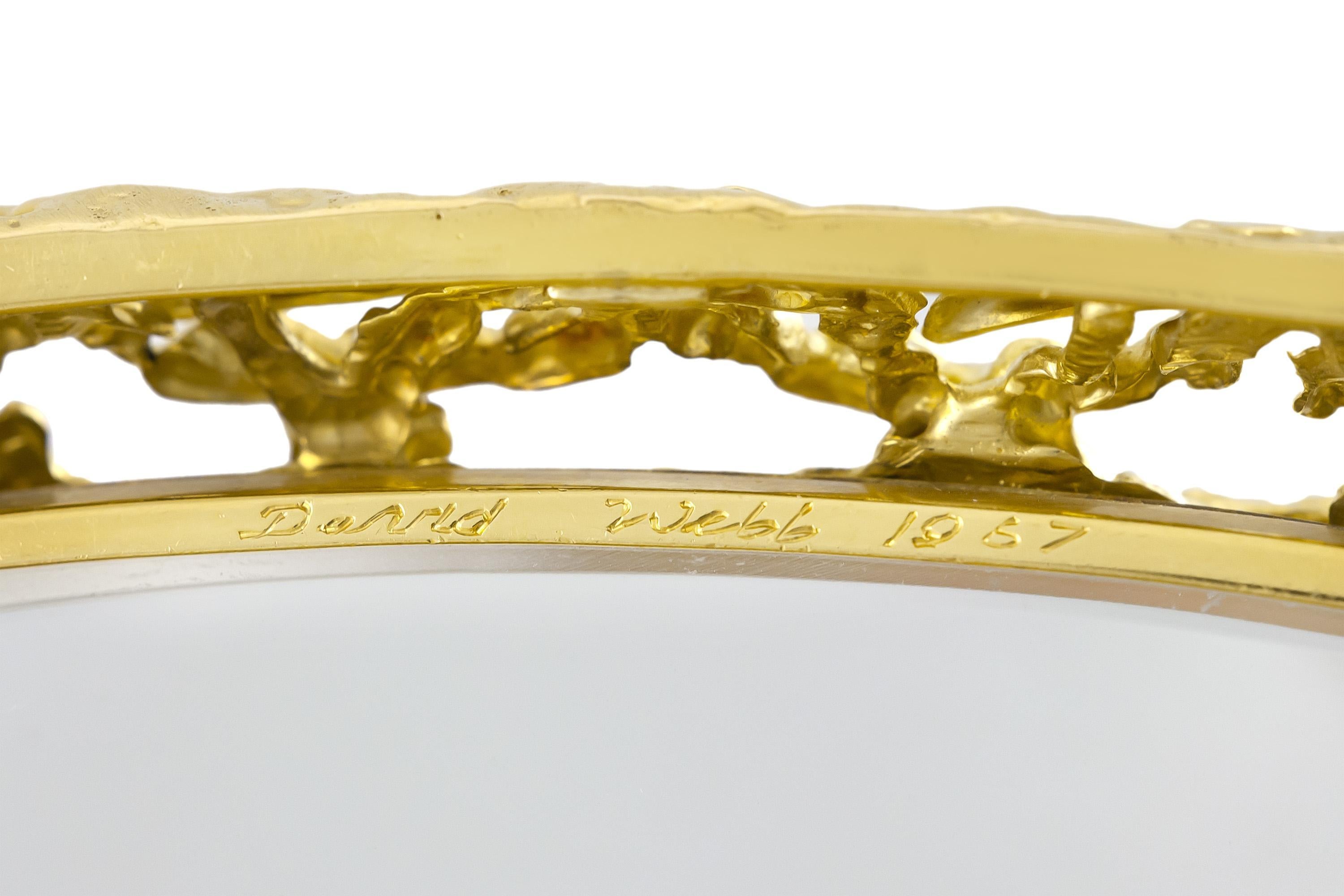David Webb Gold Clutch aus den 1950er Jahren mit 10,00 Karat Rubin und Diamanten Damen im Angebot