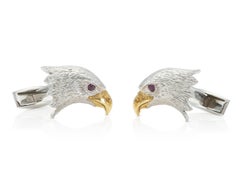 Vintage 1950s E. Wolfe & Co. Eagle Cufflinks