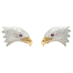 Vintage 1950s E. Wolfe & Co. Eagle Cufflinks