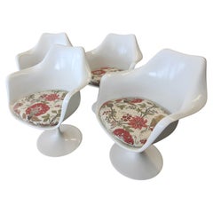 Vintage 1950's Eero Saarinen for Knoll Tulip Armchair, Set of 4