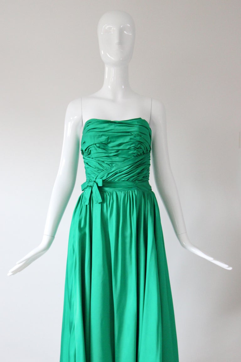 slim fit dress slacks Vintage 1950s Satin Dress