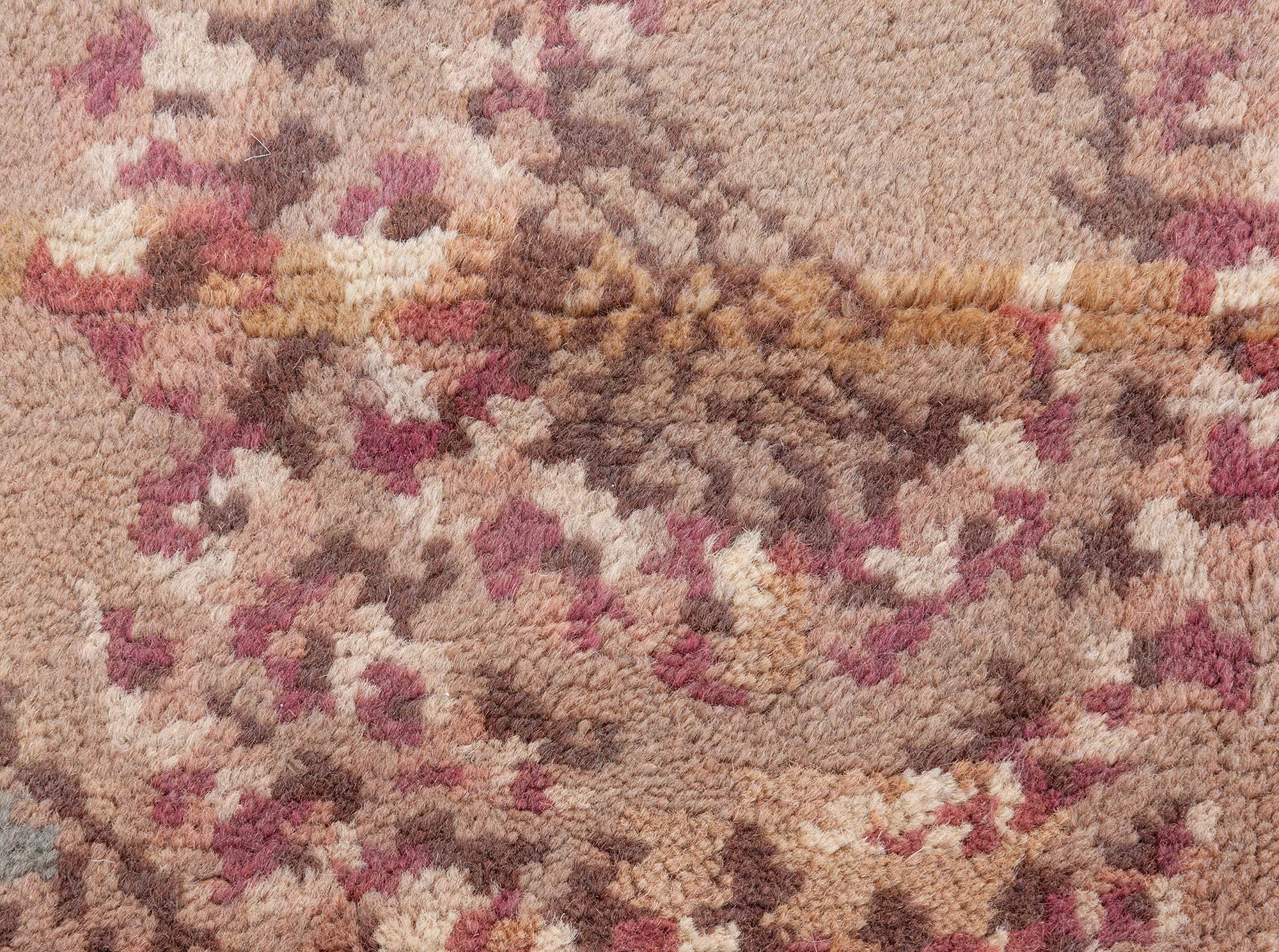 Vintage 1950s European Art Deco Rug Doris Leslie Blau
Size: 8'0