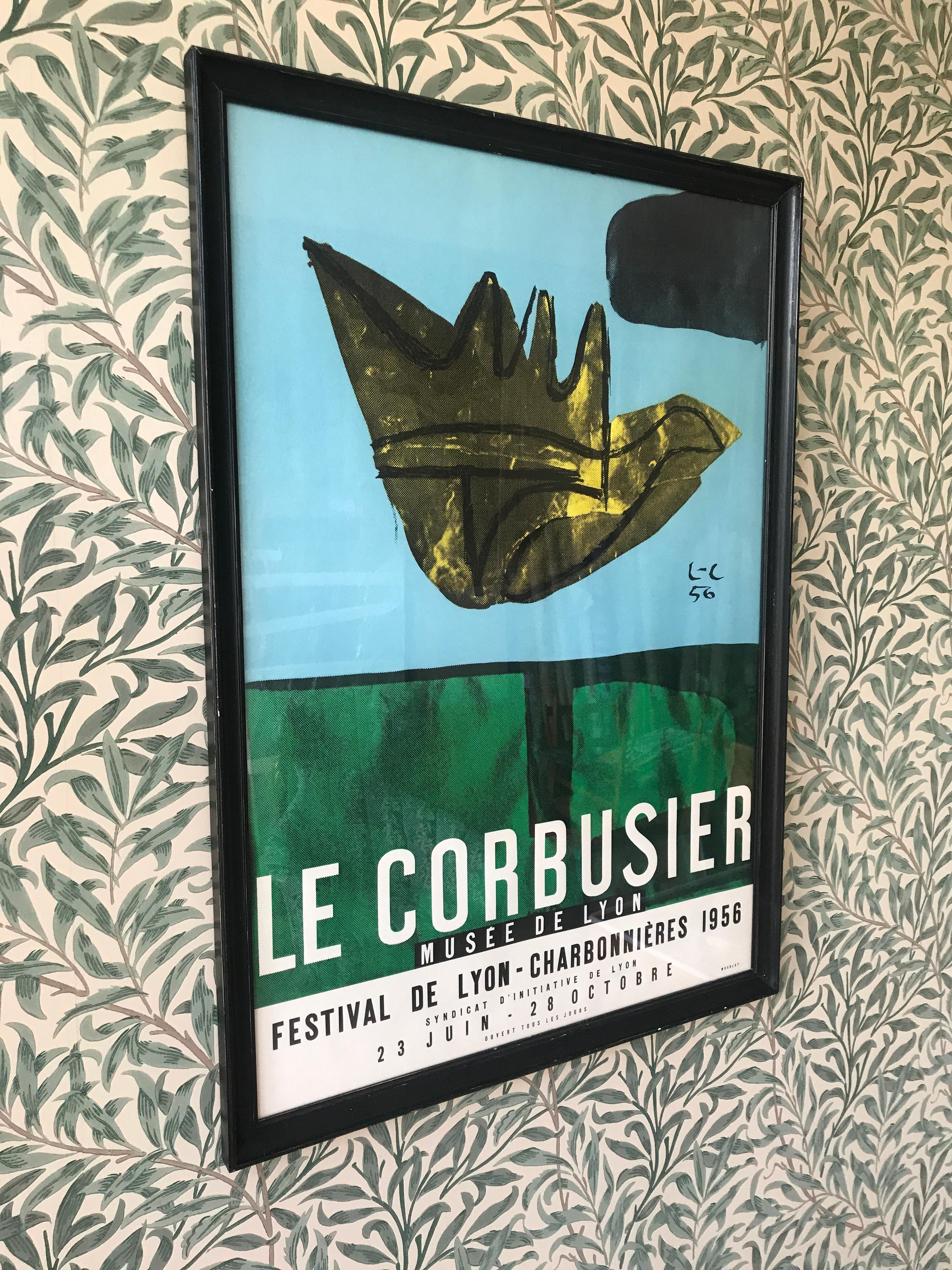 le corbusier exhibition poster