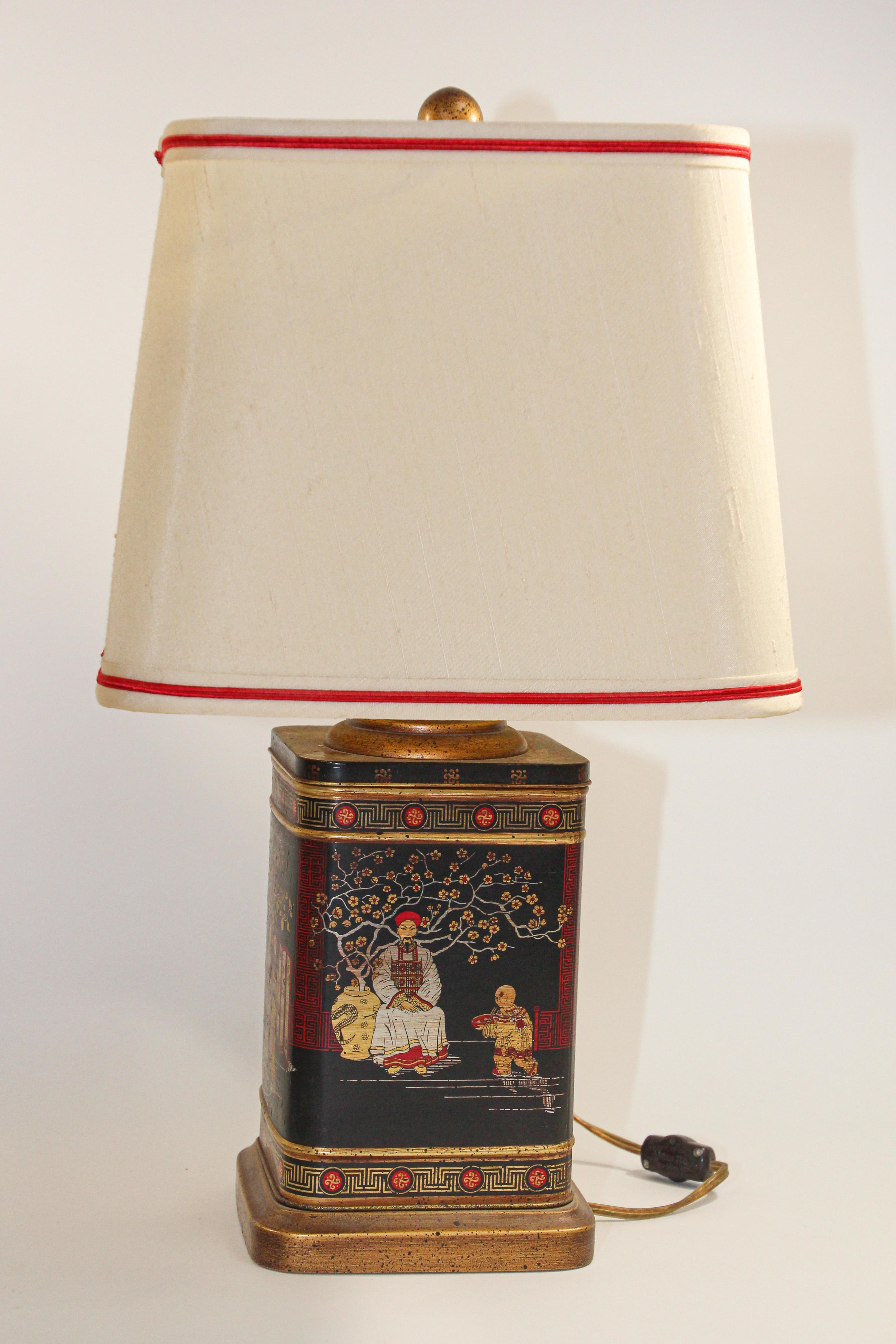 Frederick Cooper Chinoiserie Tischlampen Vintage CIRCA 1950er Jahre (20. Jahrhundert) im Angebot