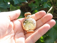 Van Cleef & Arpels Vintage 1950er Jahre Französische Duftflasche aus Gelbgold und Diamanten