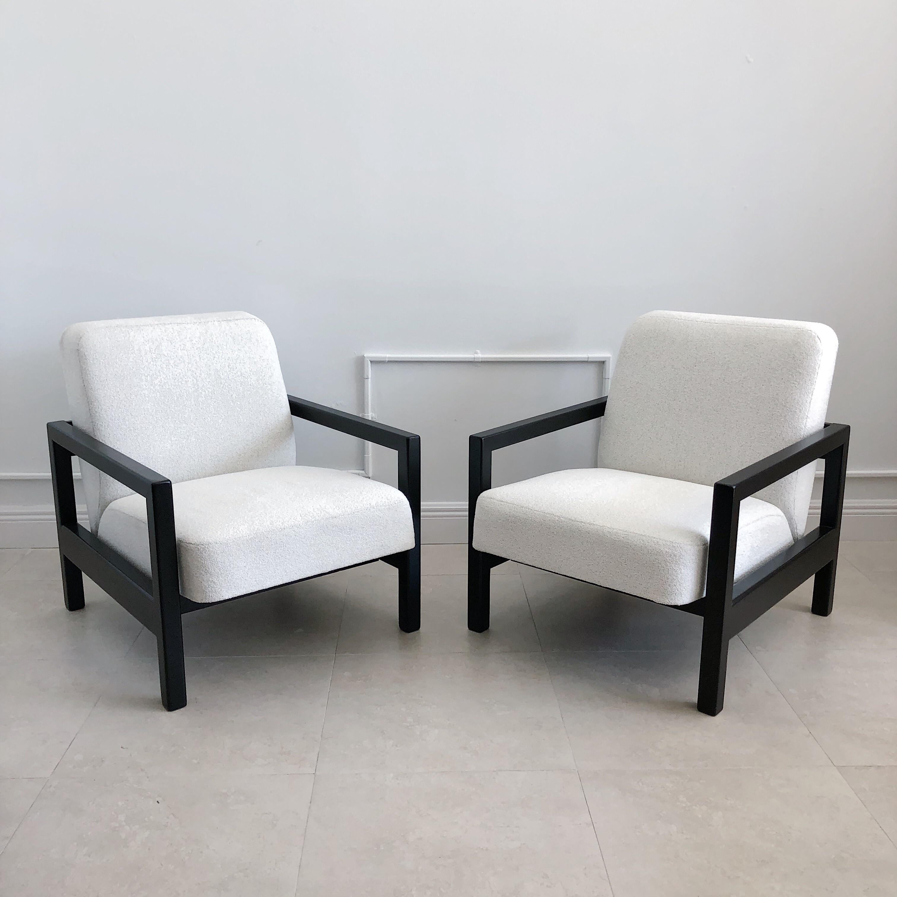 Saint Pierre and Miquelon Vintage 1950's George Nelson for Herman Miller, Model 4774 Armchairs, a Pair