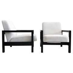 Vintage 1950's George Nelson for Herman Miller, Model 4774 Armchairs, a Pair