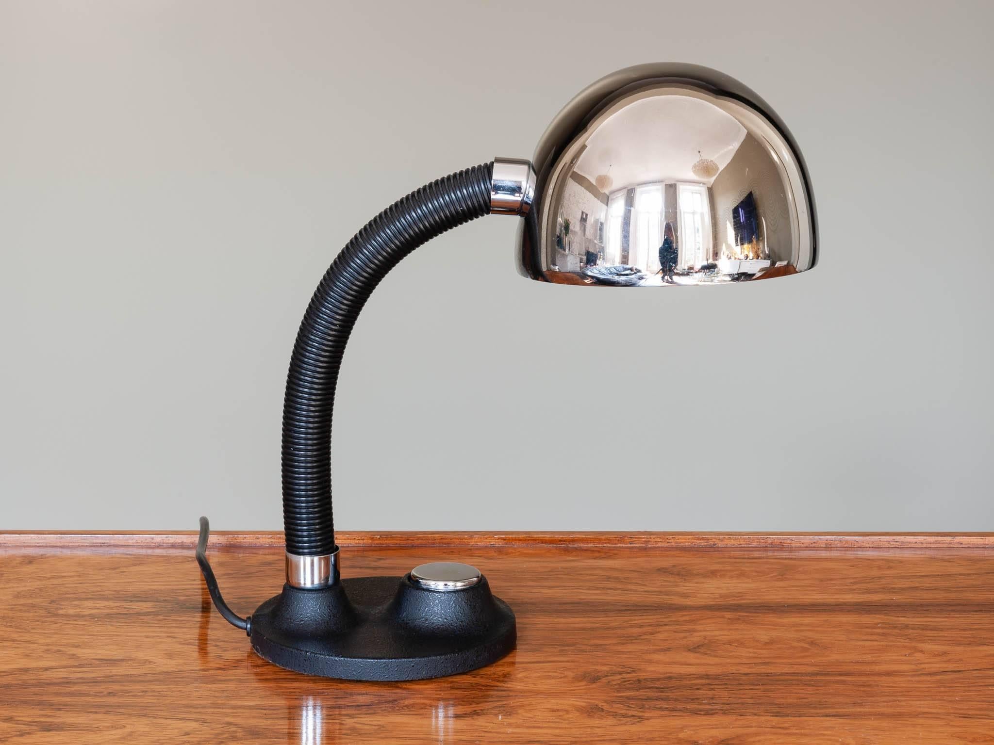 Mid-Century Modern Vintage 1950s German Hillebrand Adjustable Desk Lamp