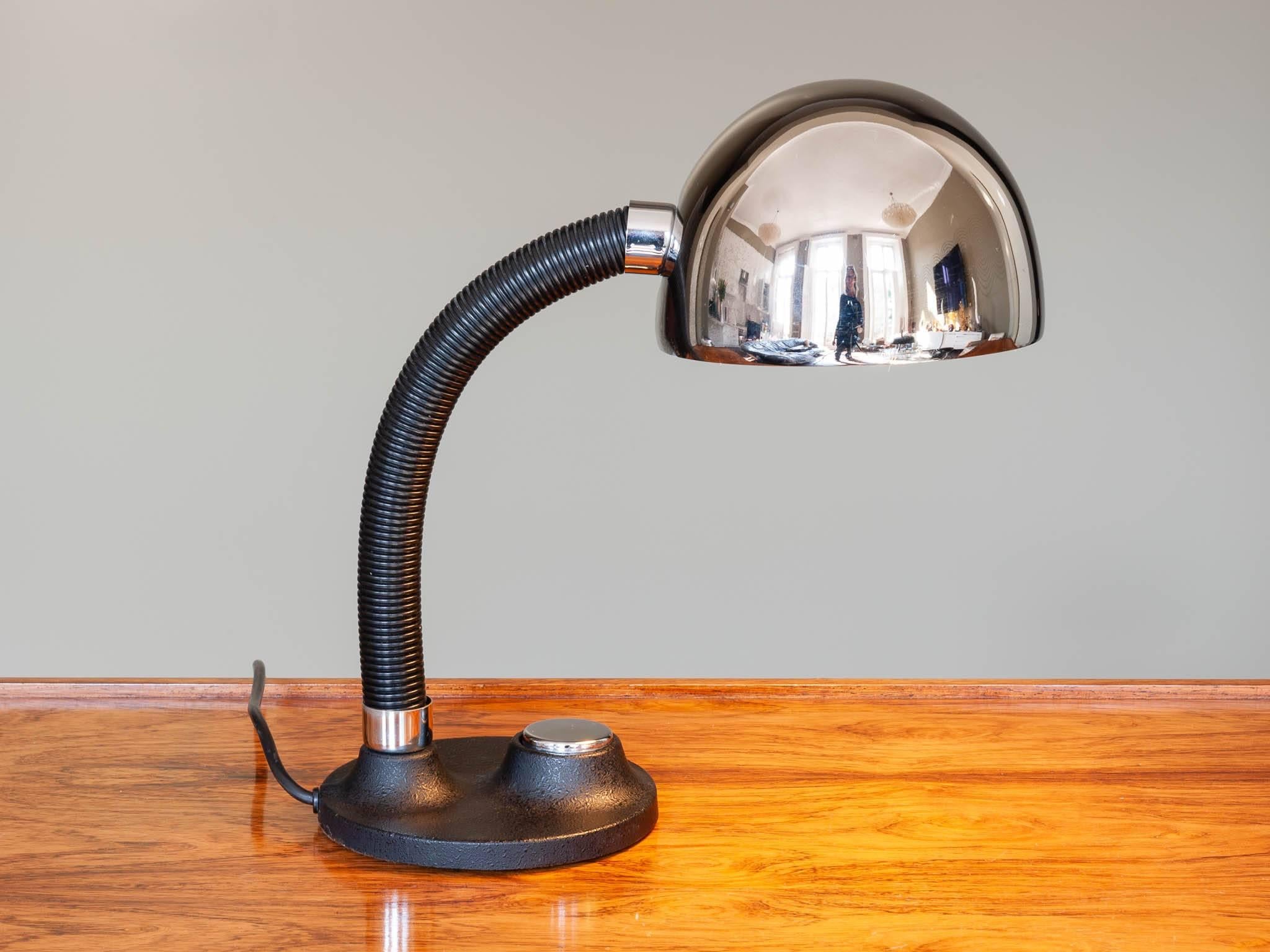 Vintage 1950s German Hillebrand Adjustable Desk Lamp In Good Condition In London, GB