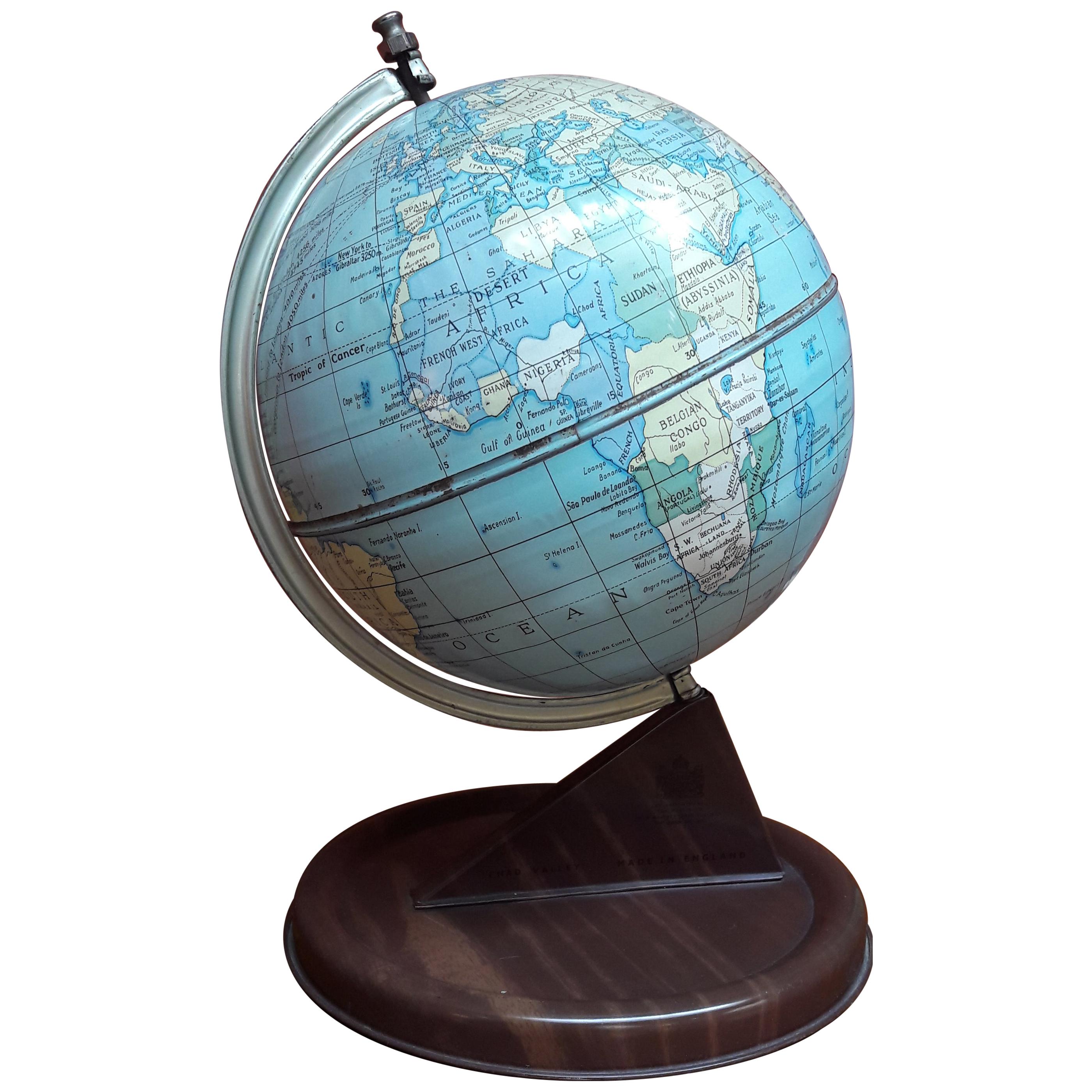 Vintage 1950s Globe For Sale
