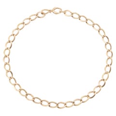 Vintage 1950s Gold Curb Link Armband