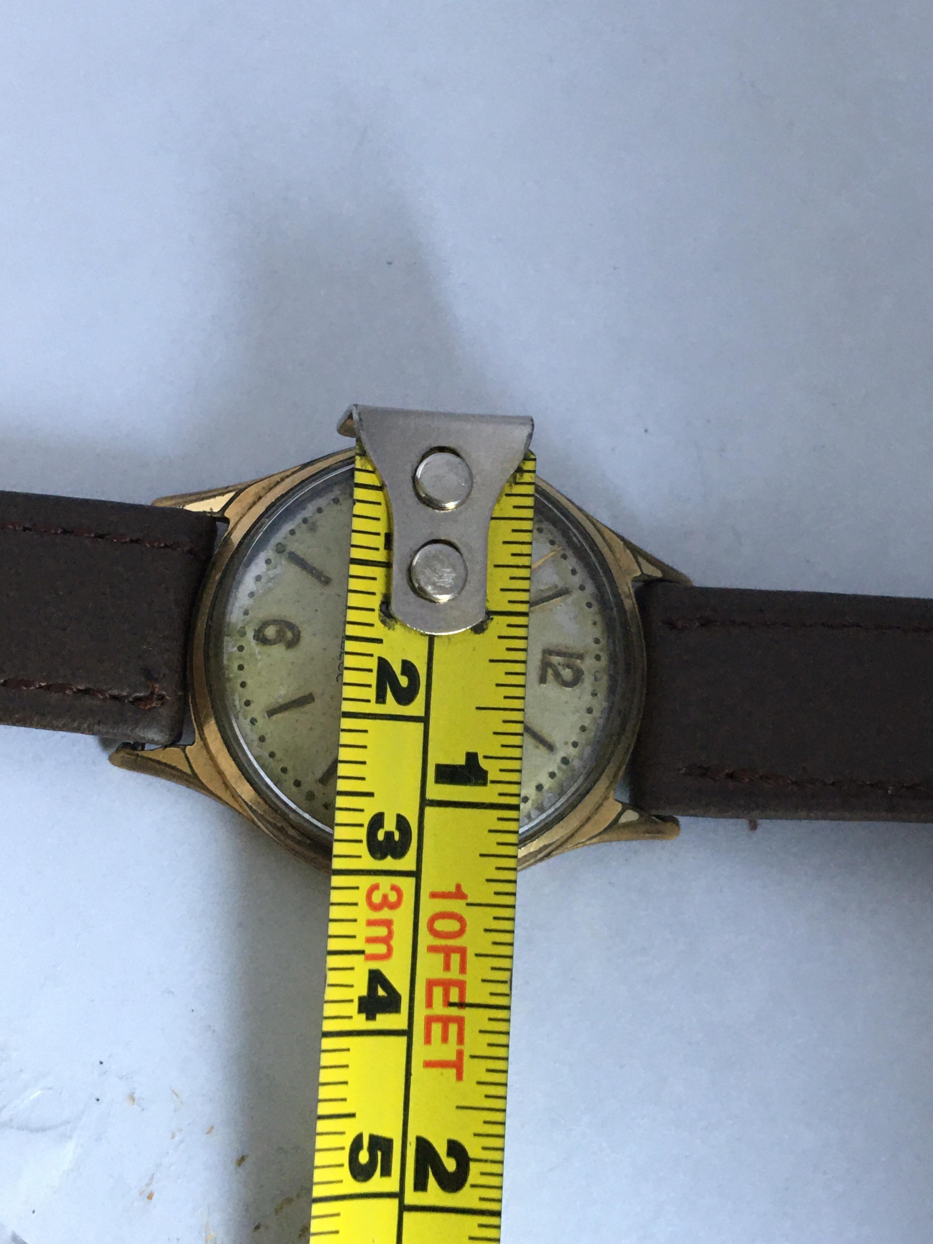 Women's or Men's Vintage 1950s Gold-Plated Bennett Sportsman Mechanical Watch
