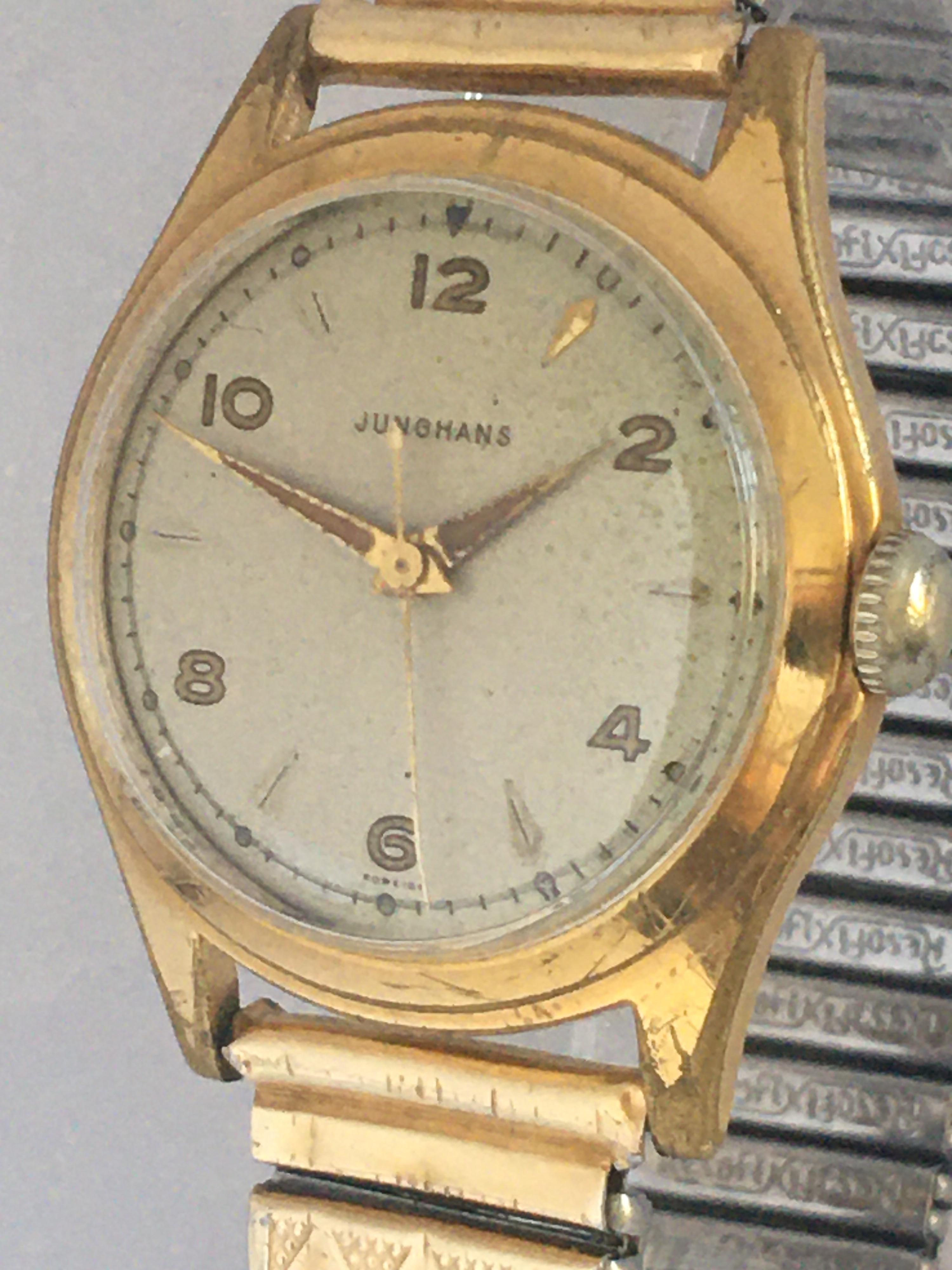 Vintage 1950s Gold-Plated Junghans Watch 5