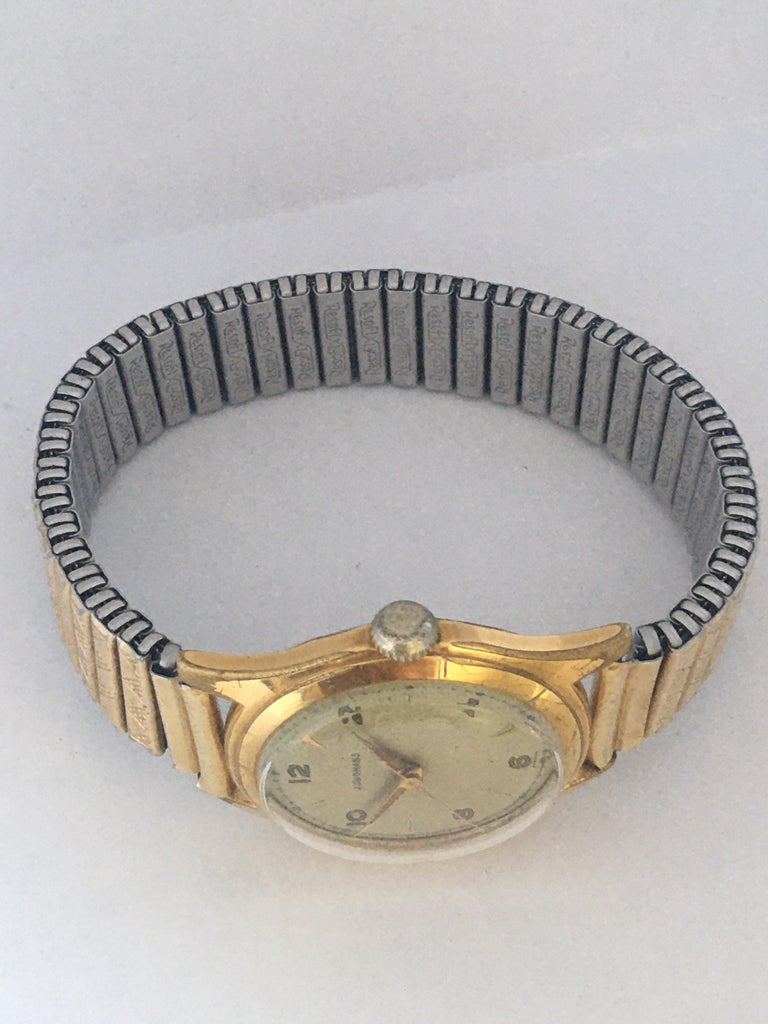 Vintage 1950s Gold-Plated Junghans Watch at 1stDibs  display picture 1