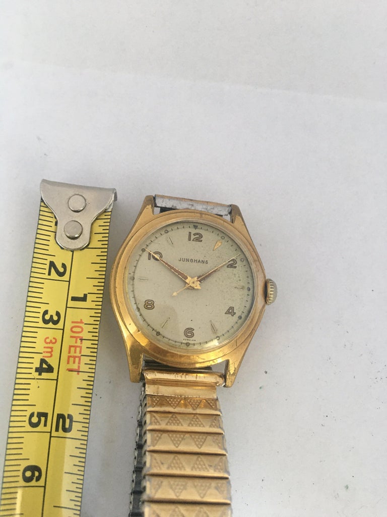 Vintage 1950s Gold-Plated Junghans Watch at 1stDibs  display picture 1
