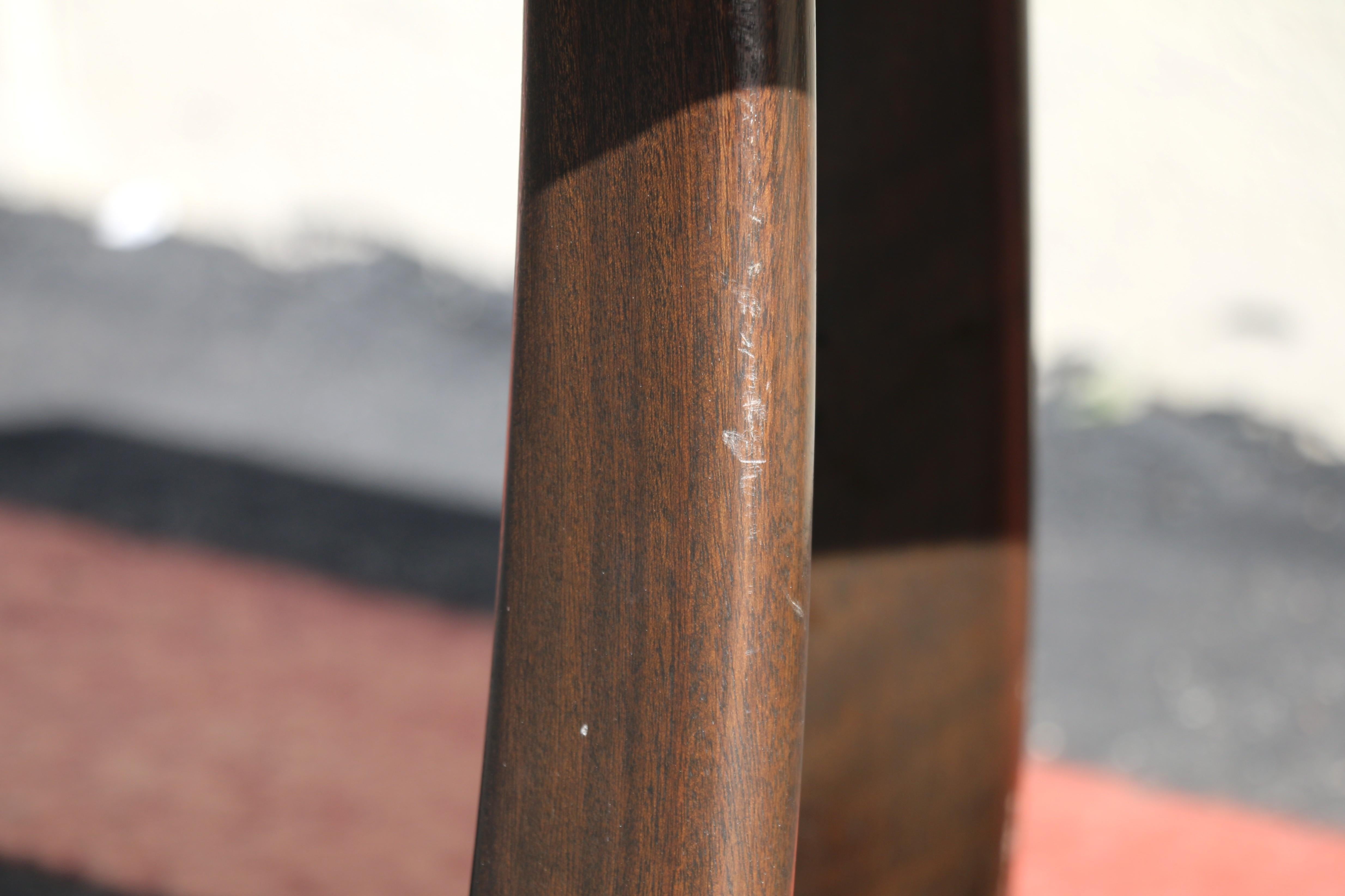 Vintage 1950s Harvey Probber Hexagonal Side Table – Terrazzo Top & Brass Inlay en vente 10