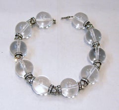 Vintage 1950s Huge Lucite Balls Necklace