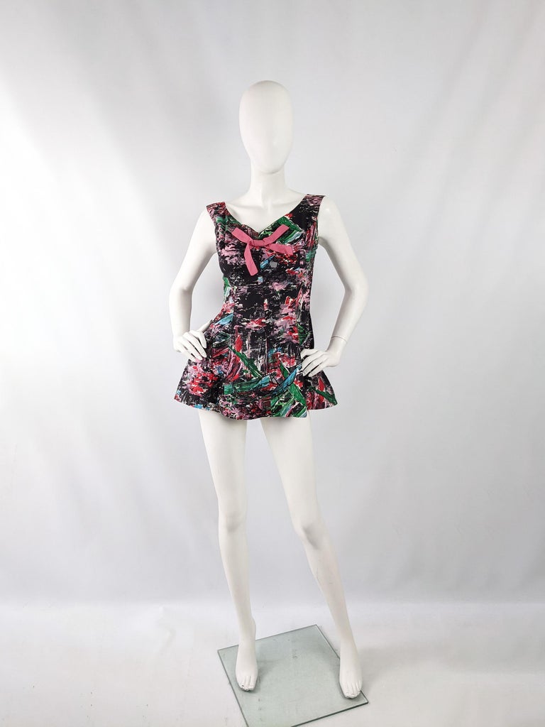 Vintage 1950s Incredible Resort 4 Piece Beach Dress and Jacket Playsuit ...