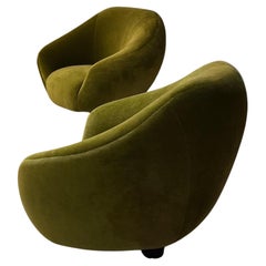 Fauteuils italiens vintage des années 1950 par Federico Munari 