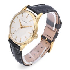 Vintage 1950s IWC Schaffhausen 18k Yellow Gold Manual Wind Dress Watch