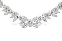 Vintage By 1950 Kwiat 41,67 carati Collana con diamanti multi taglio