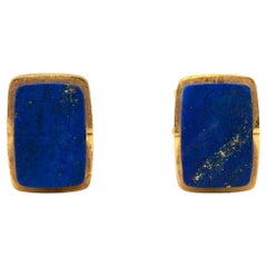 Vintage 1950s Lapis Lazuli Cufflinks