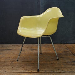 Vintage 1950s Lemon Yellow DAX Chair Charles+Ray Eames Zenith Herman Miller