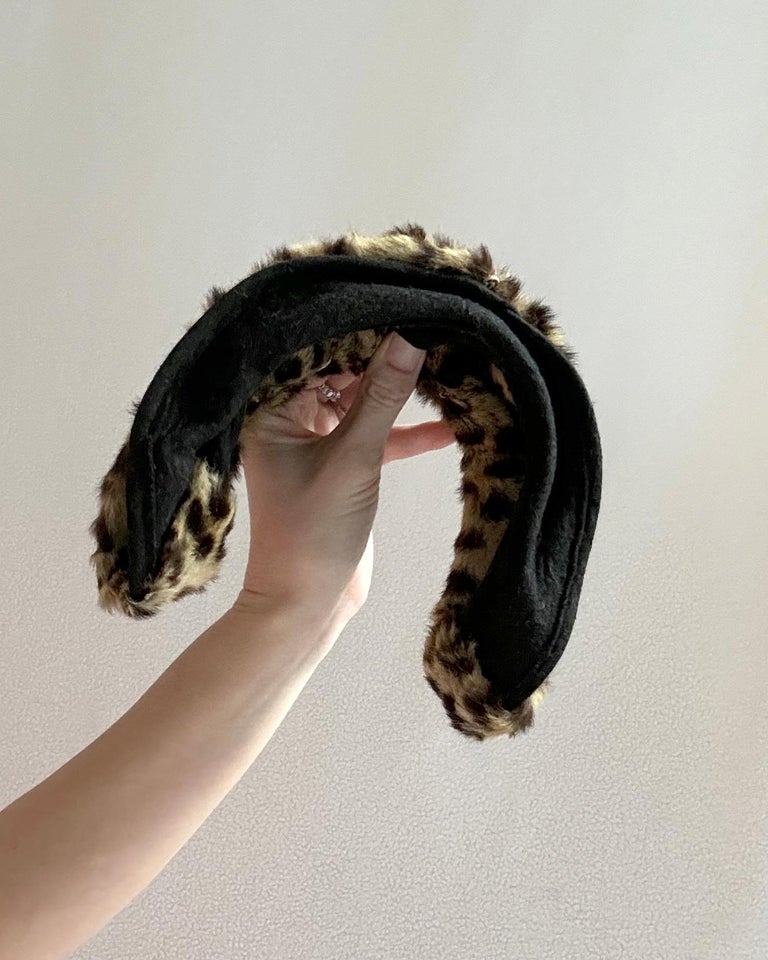 VINTAGE 1950s LEOPARD PRINT HEADBAND HAT For Sale at 1stDibs display picture 1