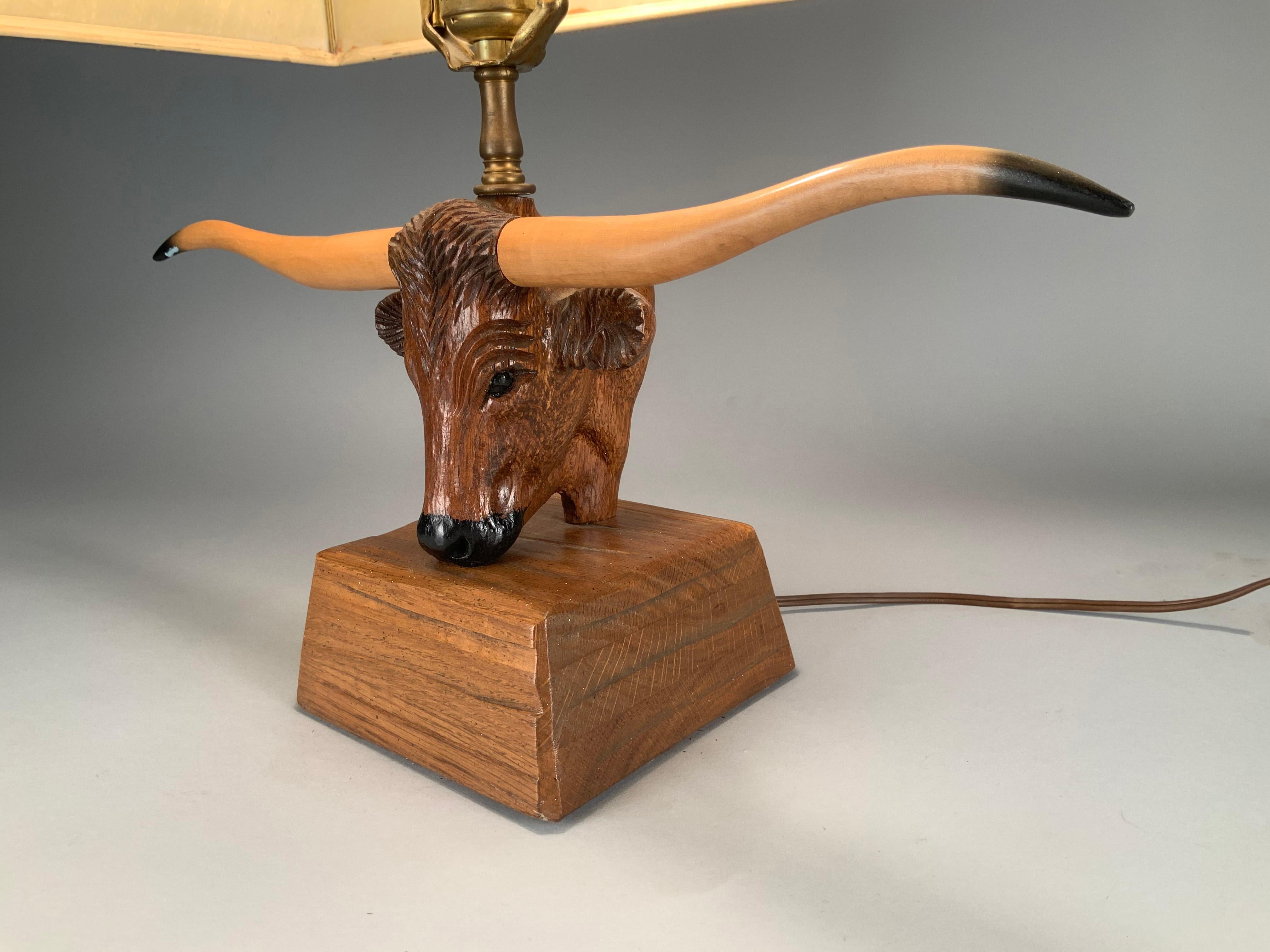 longhorn lamp