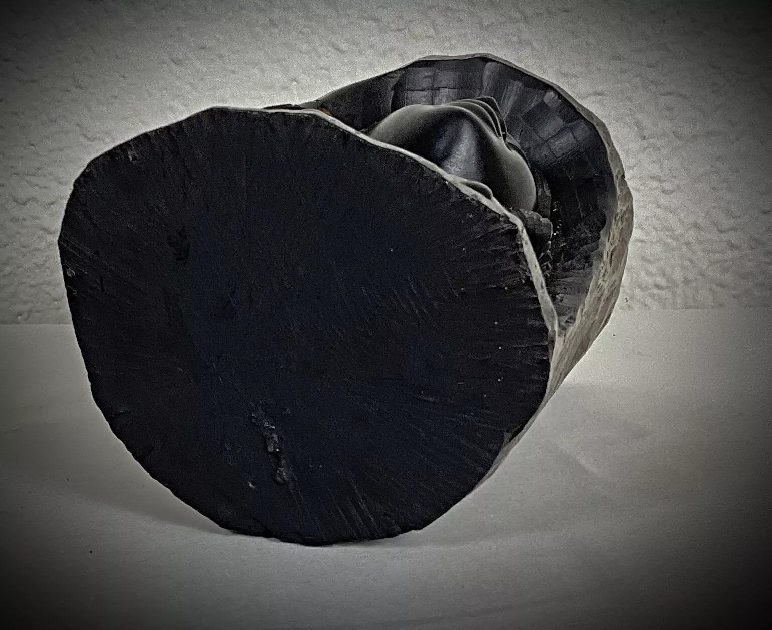 Vintage 1950s Malagasy Hand-Carved Ebony Wood Sculpture – Nude Woman - 2Y413 In Good Condition For Sale In Bordeaux, FR