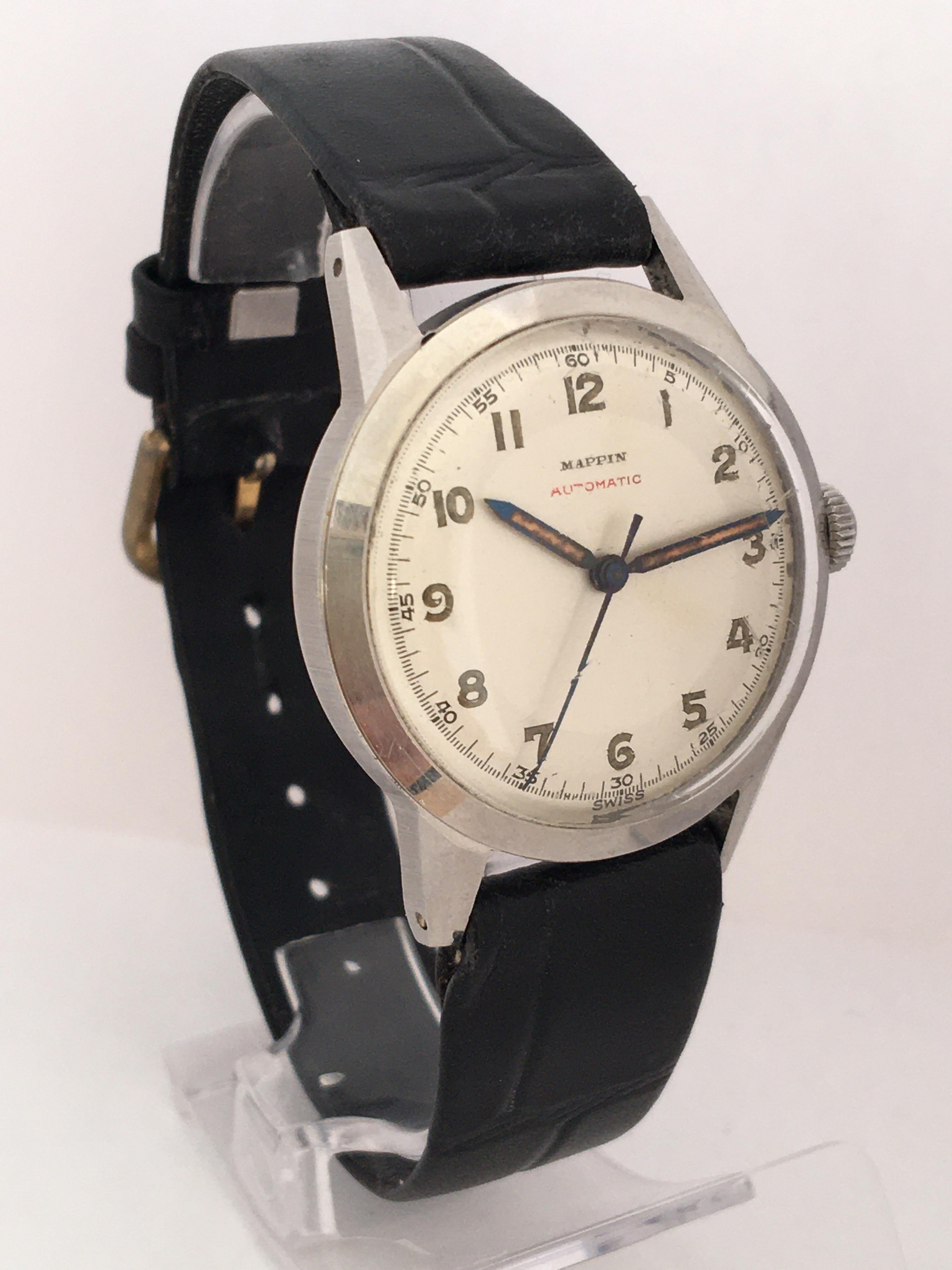 This beautiful and excellent quality pre-owned vintage watch is in good working condition and it is running well. 

This watch shows a sign of ageing and gentle used. The buckle strap is gold plated as shown. Please study the images carefully as