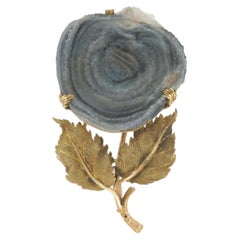 Vintage 1950s Mario Buccellati Geode Brooch
