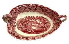 Vintage 1950’s Mason’s Red “Vista” Dragon Bowl Dish