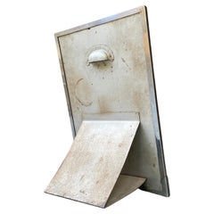 Vintage 1950s Metal Shoe Department Store Mirror Foot and Floor Pick-Up