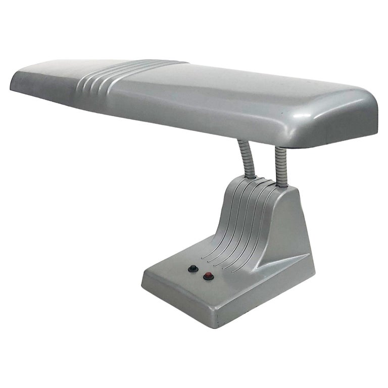 Vintage 1950s Mid-Century Modern Industrial Dazor Gooseneck Desk Lamp ...