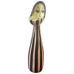 Vintage 1950s Mid-Century Modern Italienische Vase von Ed Langbein, Signiert