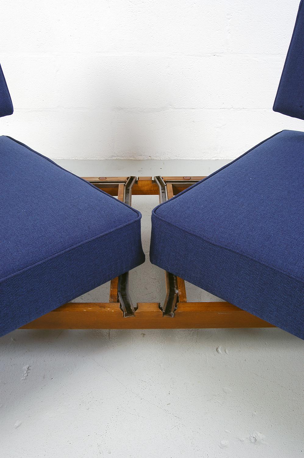 Vintage 1950s Mid-Century Modern Knoll 'Stella' Convertible Daybed Sofa Couch 1