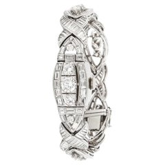 Vintage 1950s Movado 14.00 Carat Diamond Watch