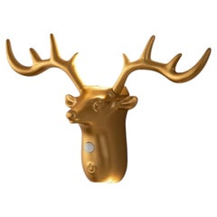 Vintage 1950s Nordic Reindeer LED Wall Light, Wireless Motion Sensor