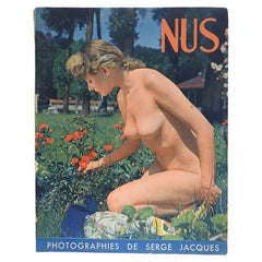 Vintage 1950's Nus French Artistic Nude Photographs Book
