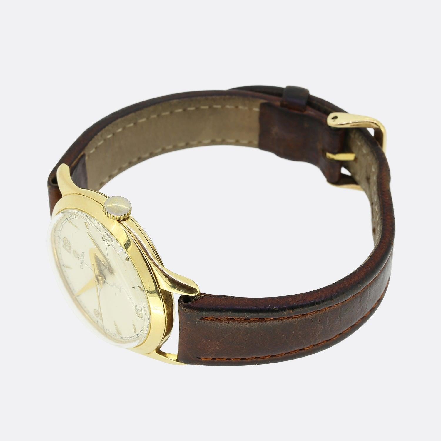 Vintage 1950s Omega Wristwatch In Good Condition For Sale In London, GB