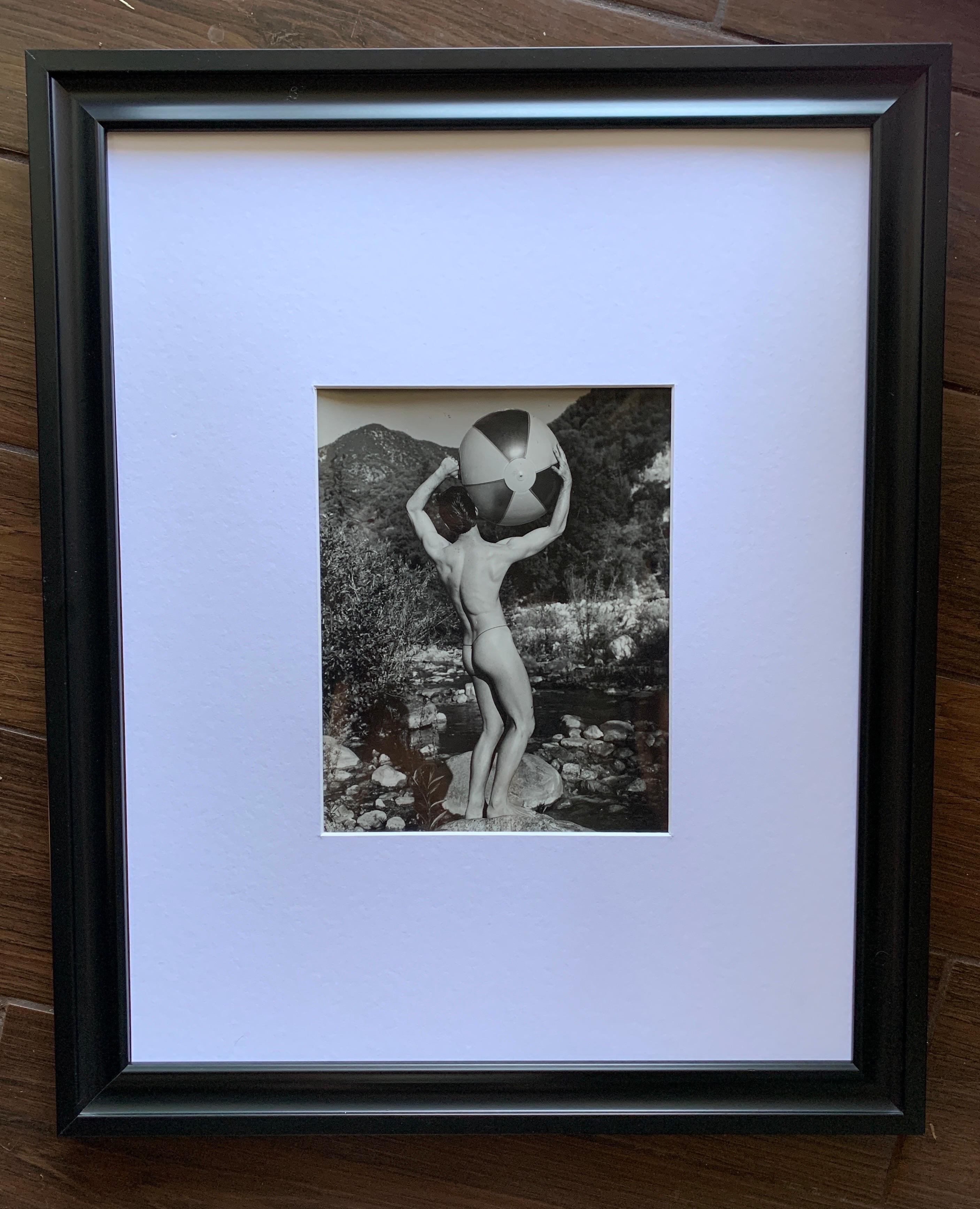Hand-Crafted Vintage 1950s Original Male Physique Photograph by Bruce of Los Angeles  For Sale