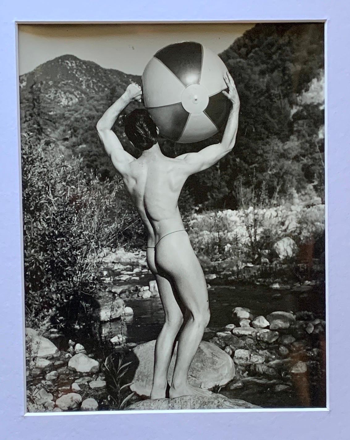 Vintage 1950s Original Male Physique Photograph by Bruce of Los Angeles  In Good Condition For Sale In Palm Springs, CA